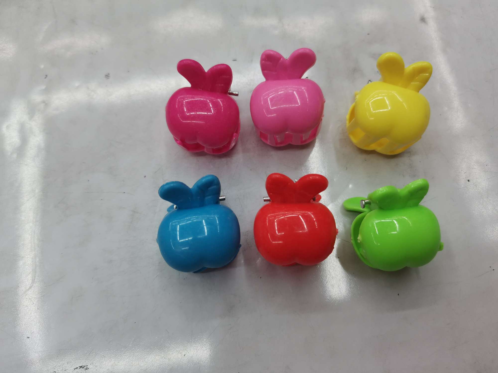 2.5cm small color apple hairpin