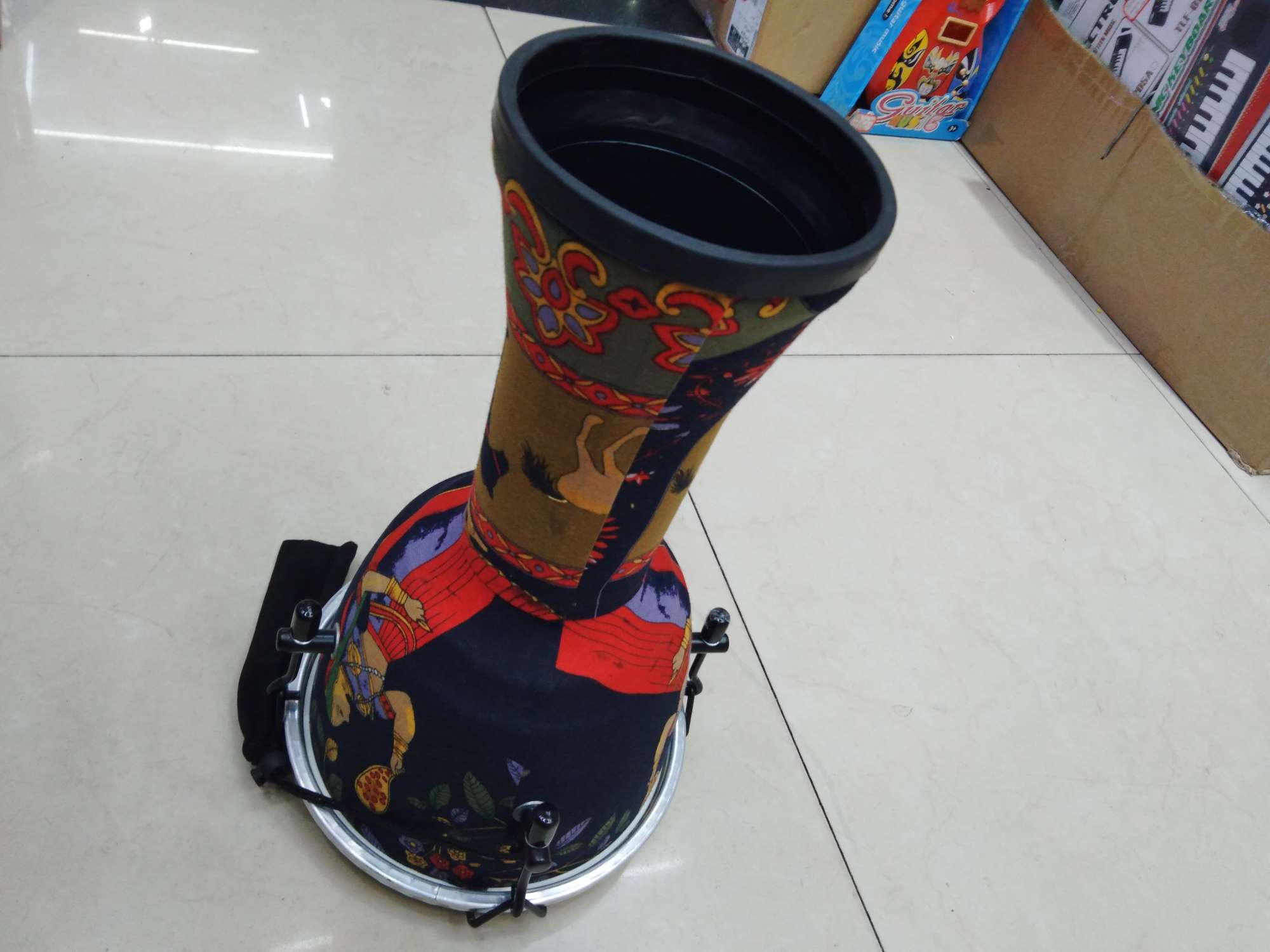 8寸布艺可调非洲鼓细节图