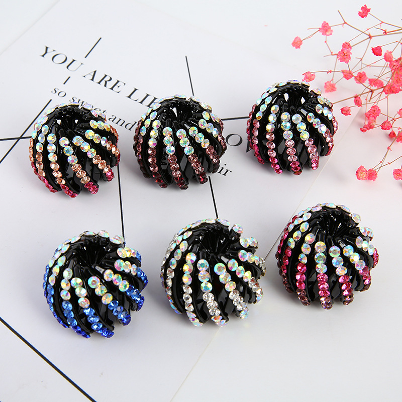 Korean version of small 12 Bird's nest balls head hair tray Ai Yali 1 thumbnail