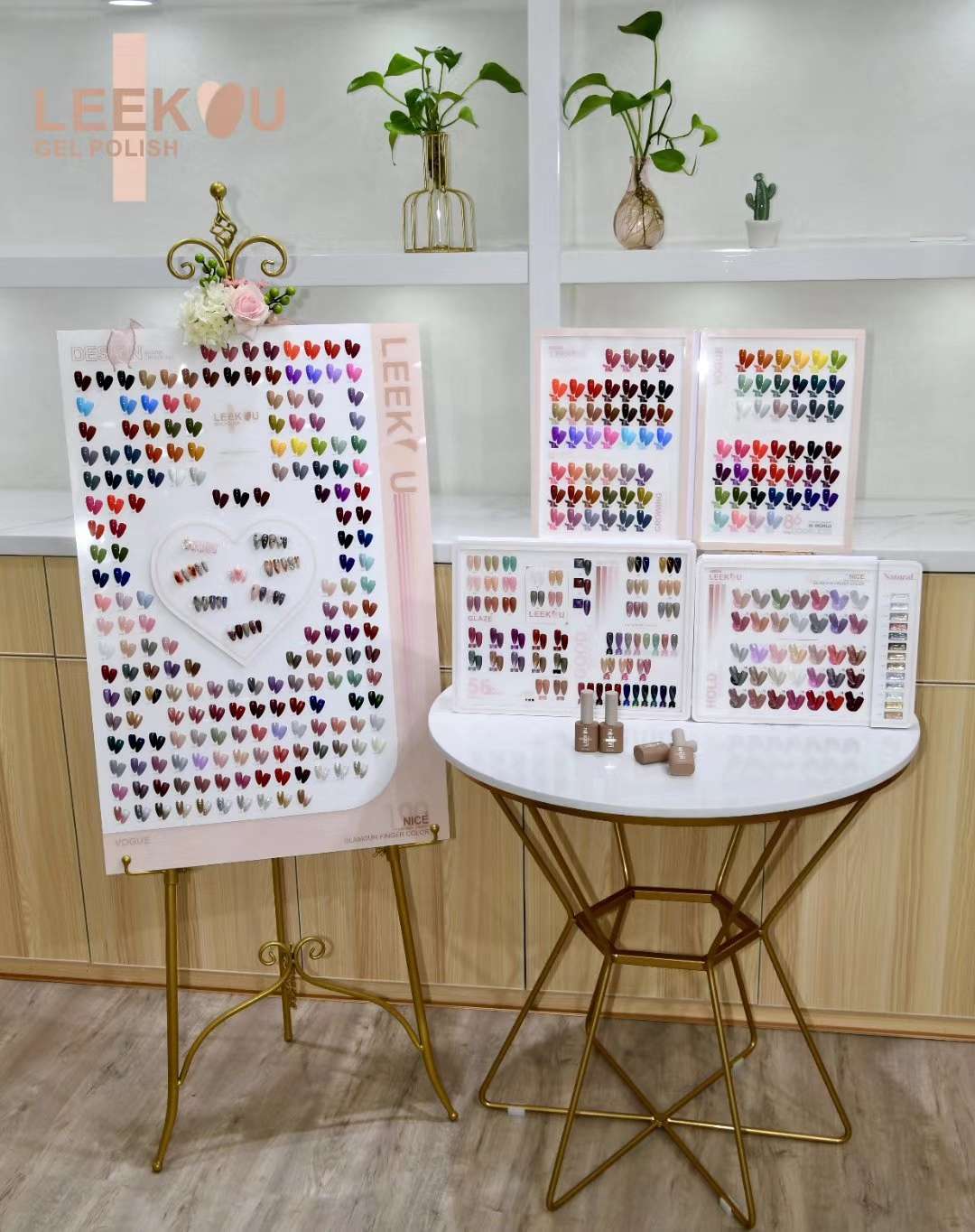 New Product 🎉-Leekou190 Color 💅🏻 Advanced Custom Version 💯 The Peak Of The Season Color Collection Display Stand Specification drawing