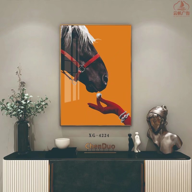 简约轻奢美女装饰画酒店工装装饰画简框画详情图6