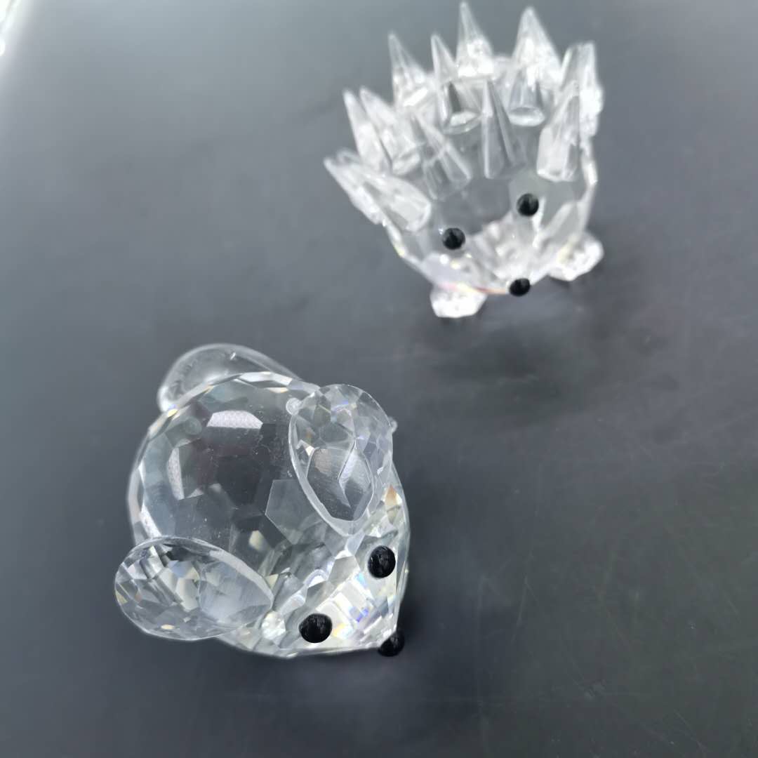 水晶小动物透明水晶玻璃摆件