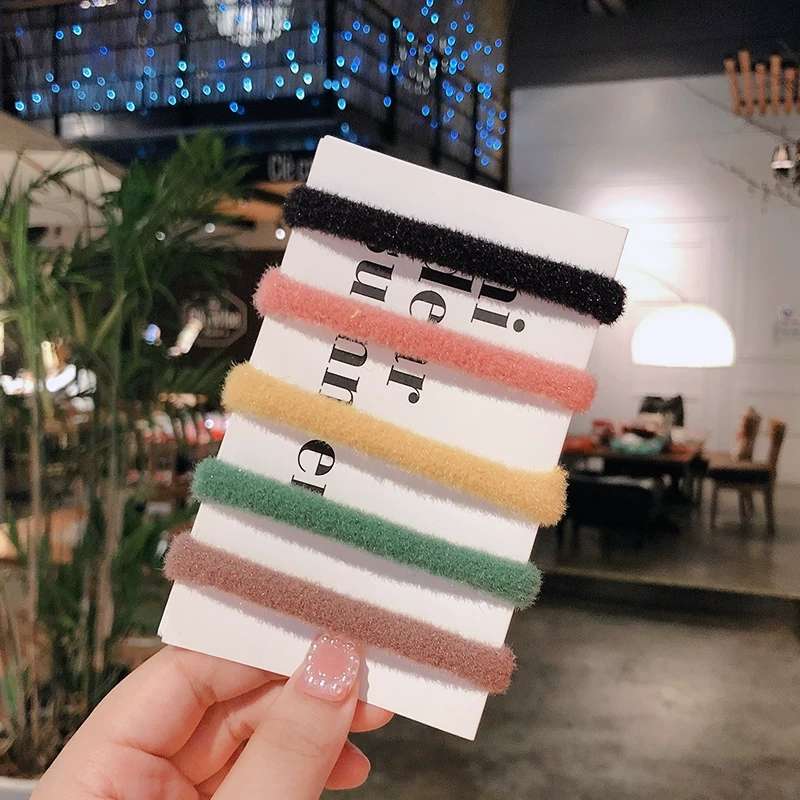 Maomao thick hair ring hair cord rubber band towel ring thumbnail
