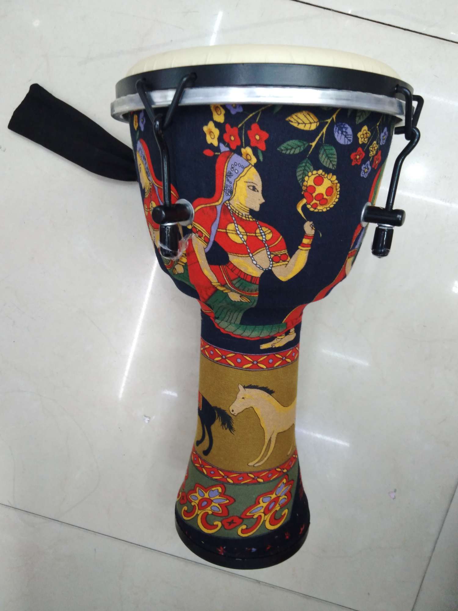 8寸布艺可调非洲鼓图