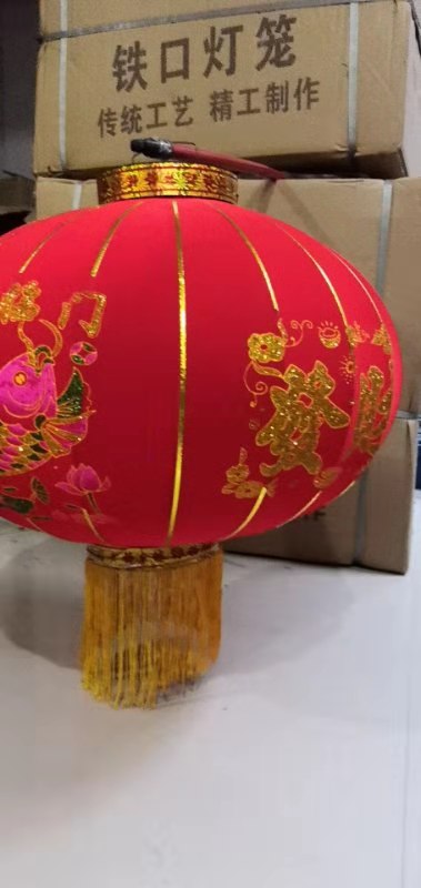 植绒灯笼产品图