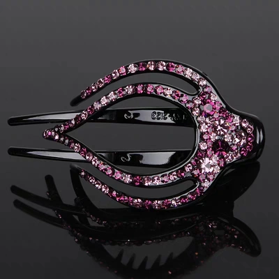 Korean rhinodrill heart clip fashion hairpin disc buckle Ai Yali 1 thumbnail