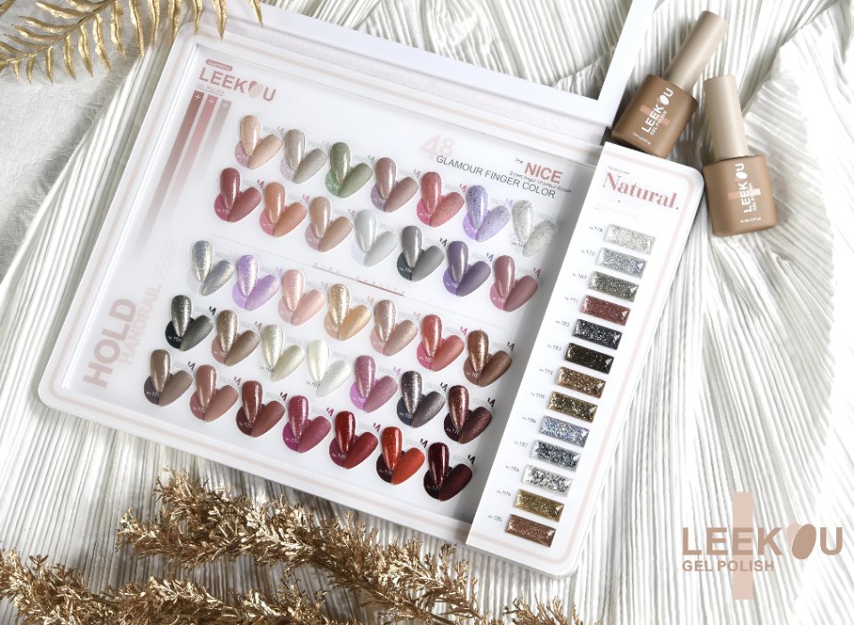 New Product 🎉-Leekou190 Color 💅🏻 Advanced Custom Version 💯 The Peak Of The Season Color Collection Display Stand undefined