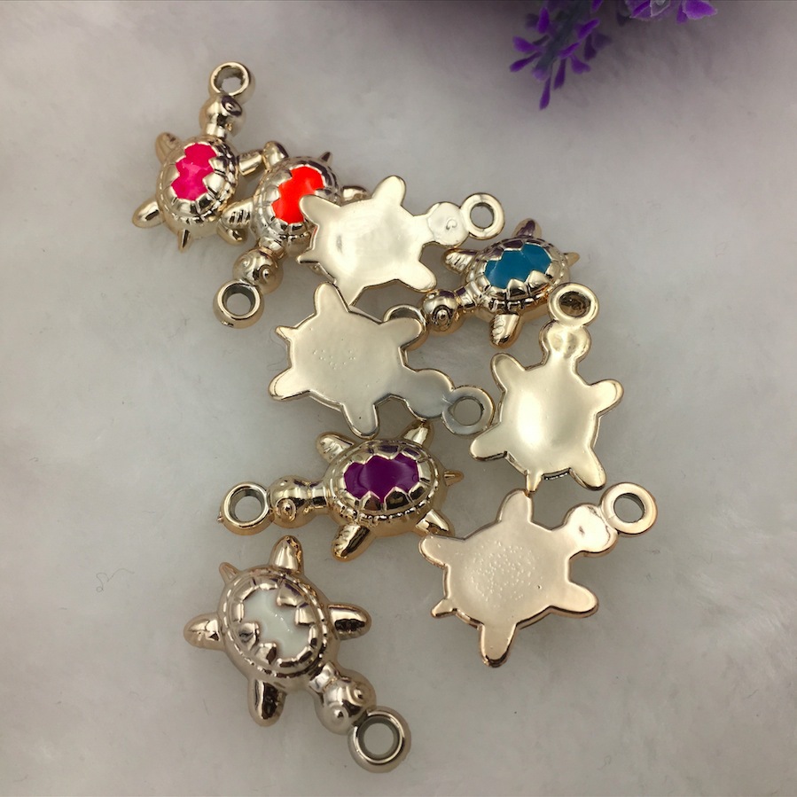 diy jewelry accessories, Zakka-style antique trinkets, CCB handcrafted materials, turtle pendants, factory direct sales undefined