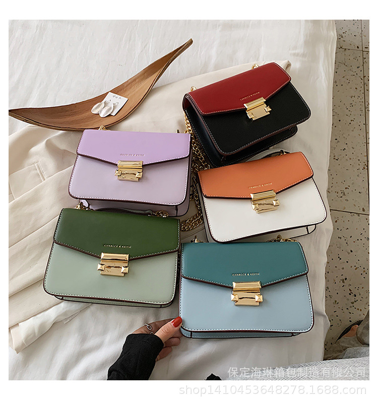 2020 New Small square bag super versatile swing bag envelope Postman bag versatile cross-body bag small incense bag thumbnail
