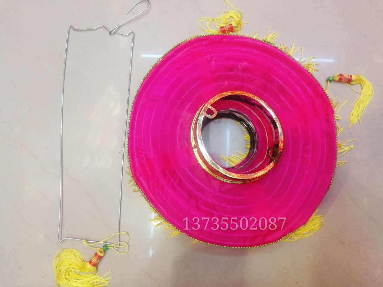 Silk fabric Mid-Autumn Festival court lanterns with flower and bird patterns, Chang 'e filming props, colorful decorations, festival waterproof undefined