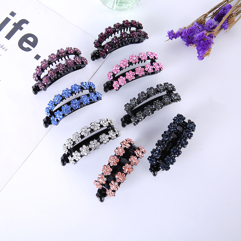 Korean plum dot drill twist clip hairpin color rhinrhinee Aiyali 1 thumbnail