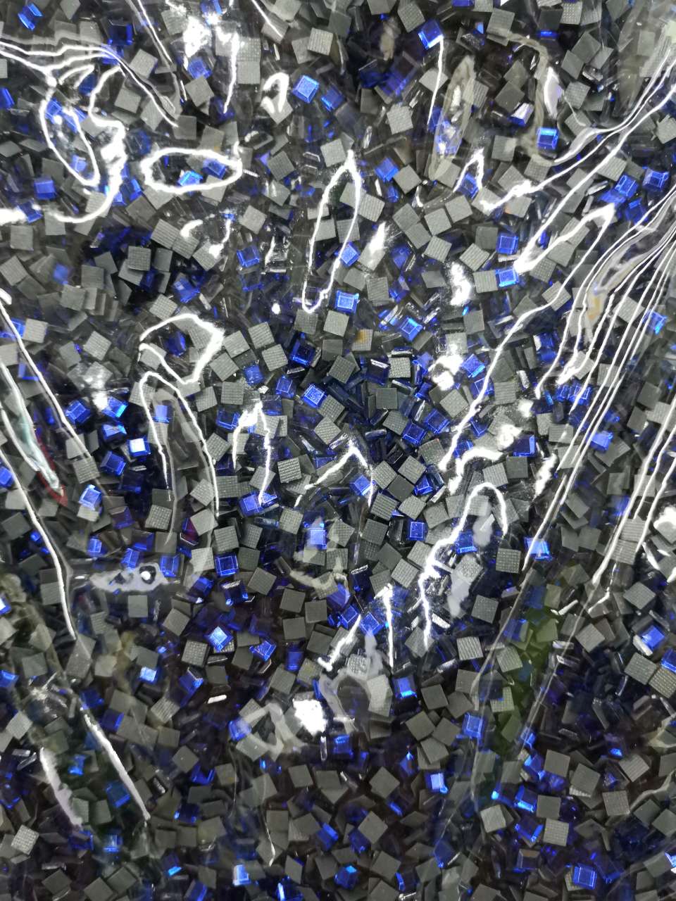 6X6龟面墨兰烫钻 服装辅料烫钻