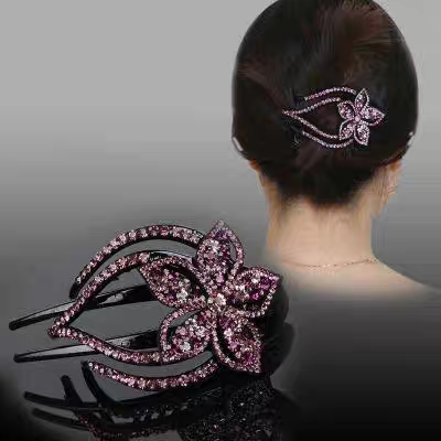 Korean version of the Heart with rhinestone bun, Aiyali 1