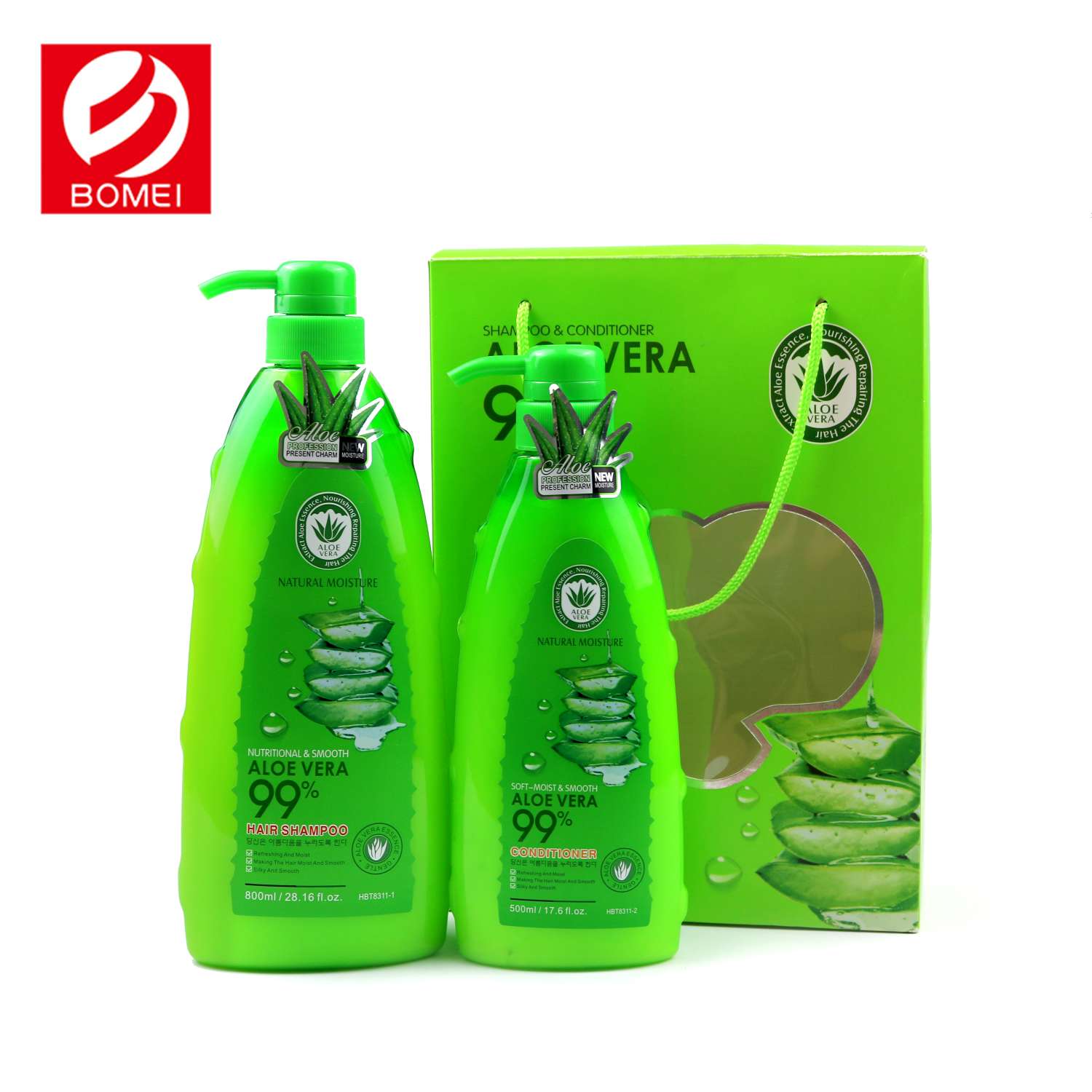 芦荟精华洗护套装芦荟洗发水芦荟护发素厂家直销