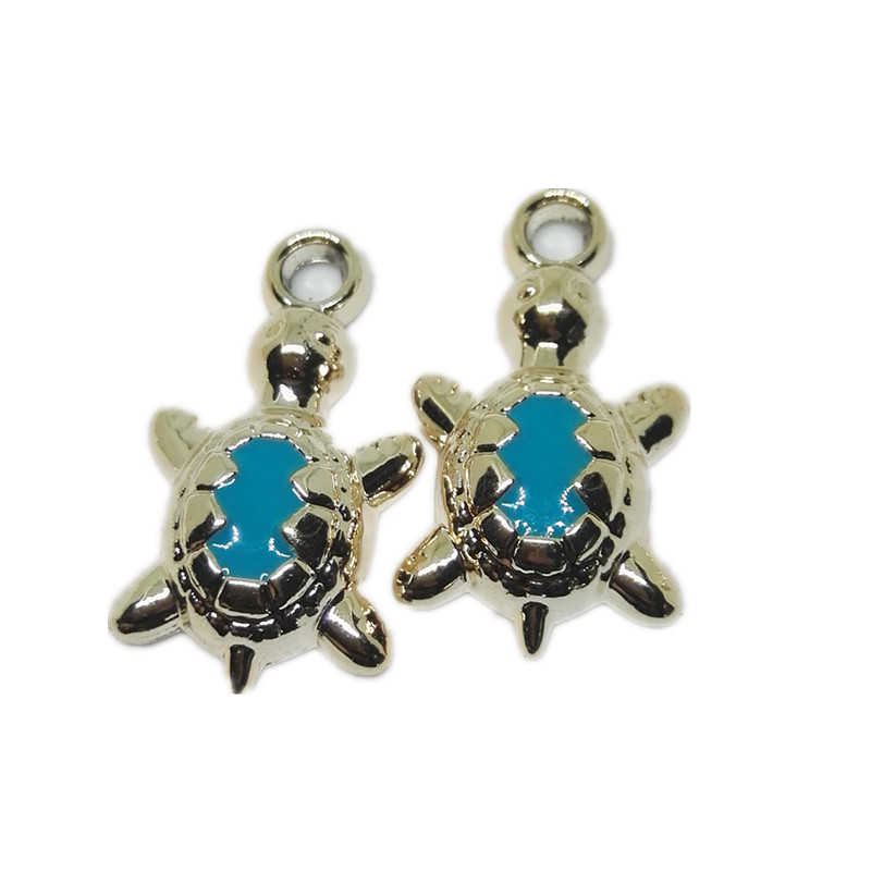 diy jewelry accessories, Zakka-style antique trinkets, CCB handcrafted materials, turtle pendants, factory direct sales details Picture