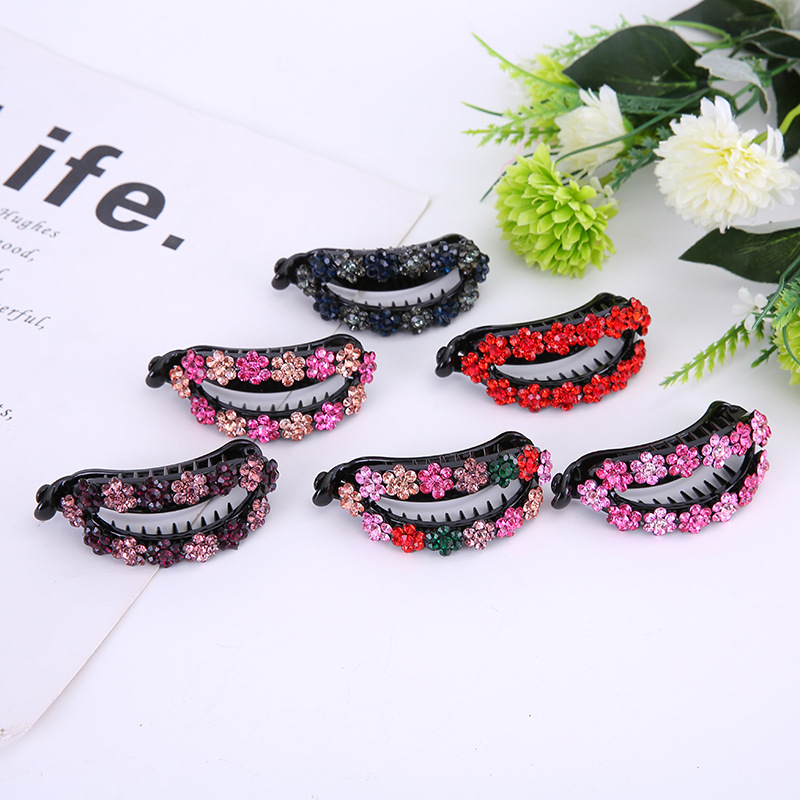 Korean round plum twist clip full drill twist clip hairpin Aiyali 1 thumbnail