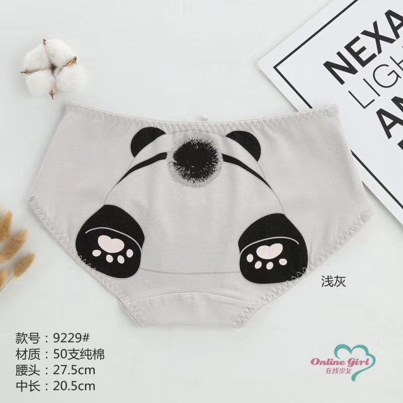 Cotton Cartoon Printed Underwear Briefs High Waists, Belly Protection Cotton Air Holes In The Crotch Cotton undefined