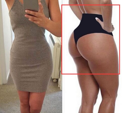 Explosive Seamless High-Waisted Thong Fast Sell Through Shrimp Skin Amazon And Other International Station Best-Selling Manufacturers Direct Sales Of Plastic Waist Abdomen Thong Seamless Thong Waist Lift Hip Thong