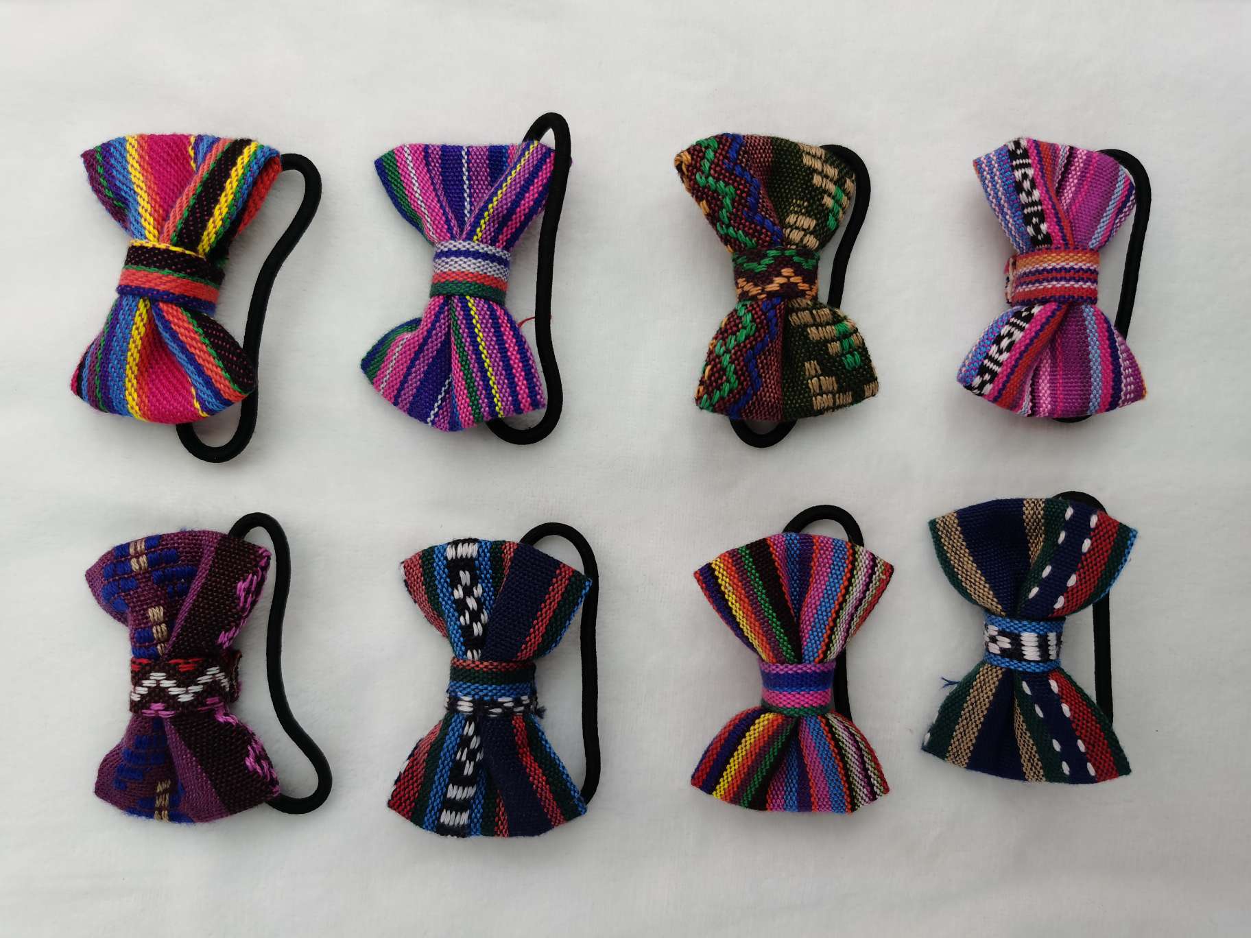Korean Version Of Fabric Headwear The Most Popular Ethnic Wind Bow Hair Circle Duck Beak Clip