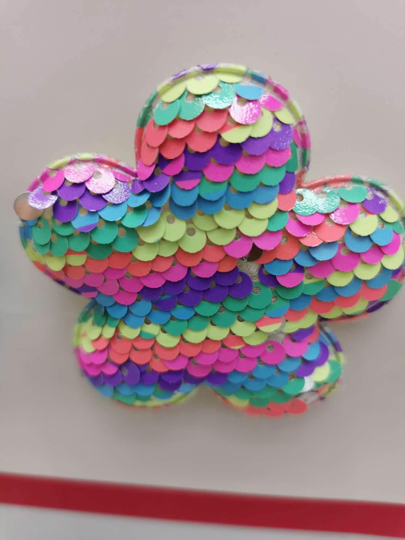 7 cm single-sided sequined plum blossoms Item Picture