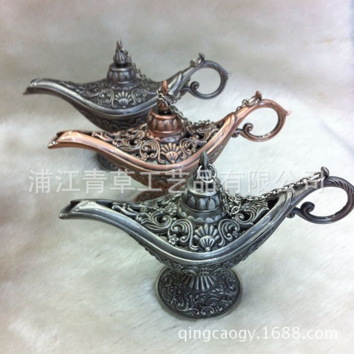 厂家直销锌合金家居摆设品工艺礼品摆件创意礼物/阿拉丁神灯7001S