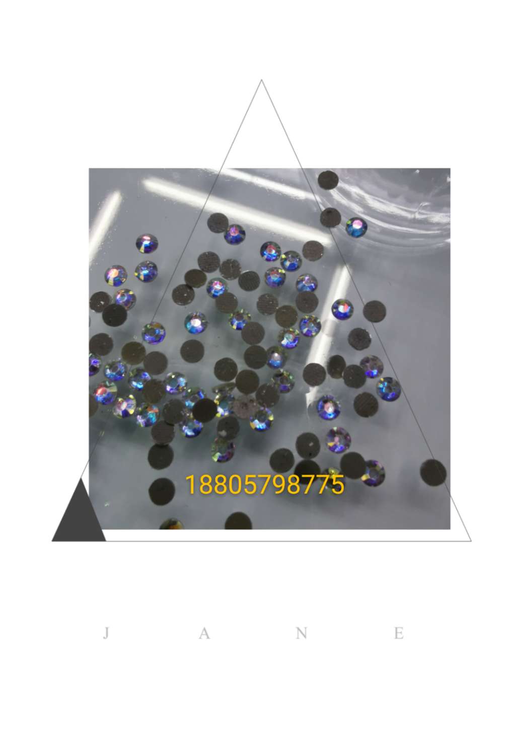 树脂精品钻美甲平底钻，diy手机贴钻衣服鞋帽头饰配件