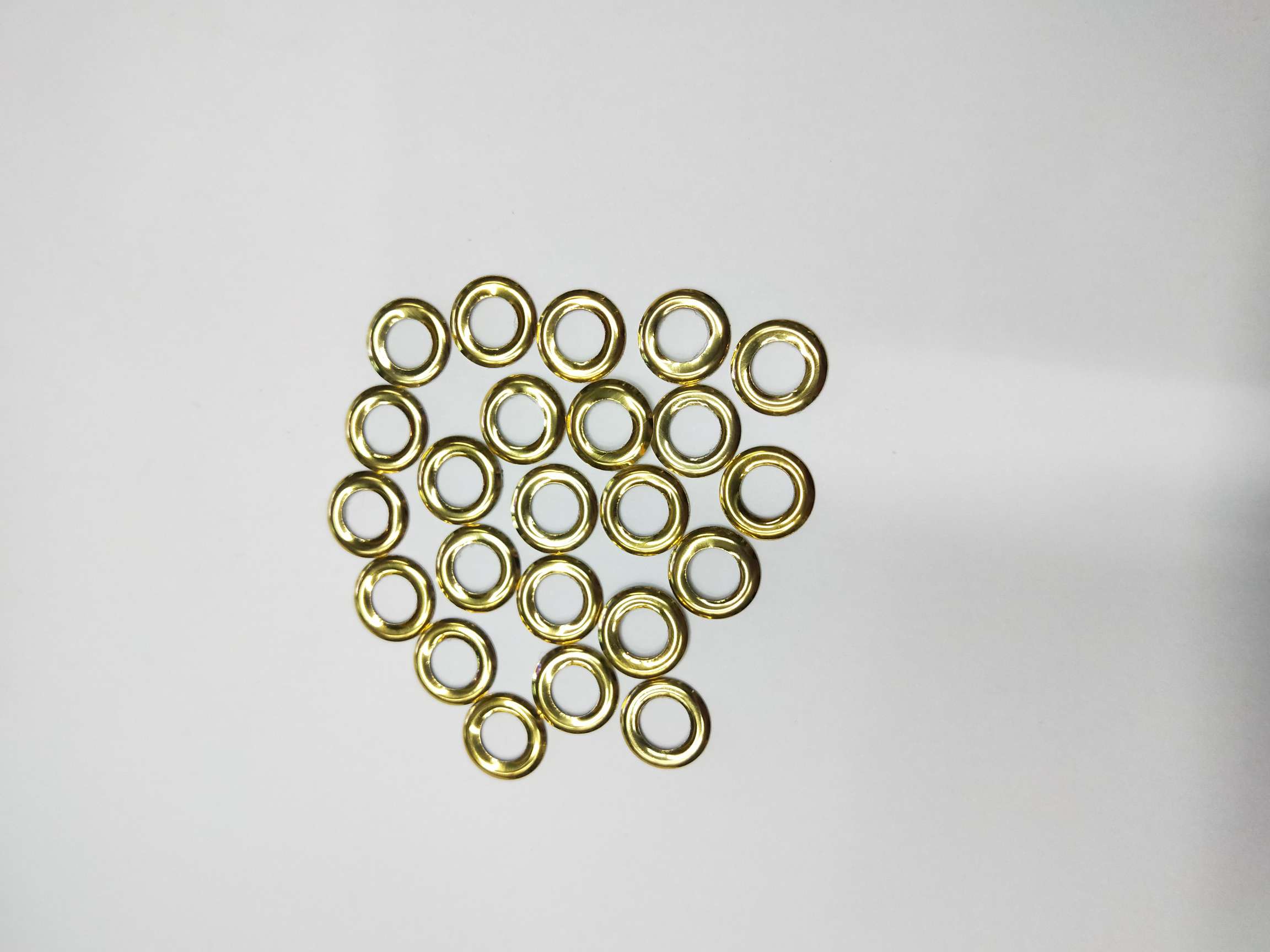 11x6 light gold medium hole aluminum ironing piece thumbnail