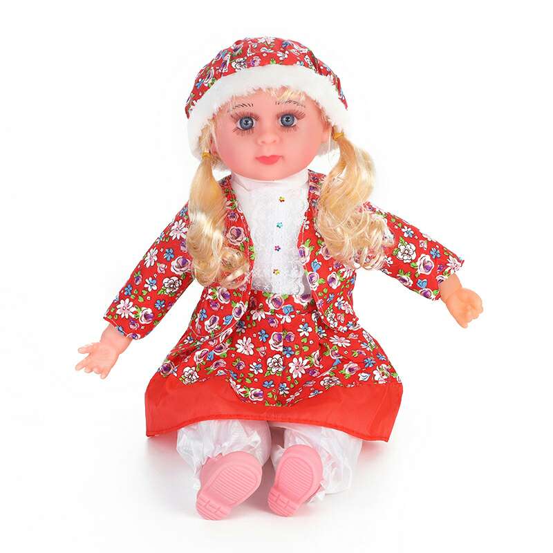 仿真娃娃婴儿洋娃娃22寸仿真娃娃红色小花跨境热销爆款益智儿童玩具图