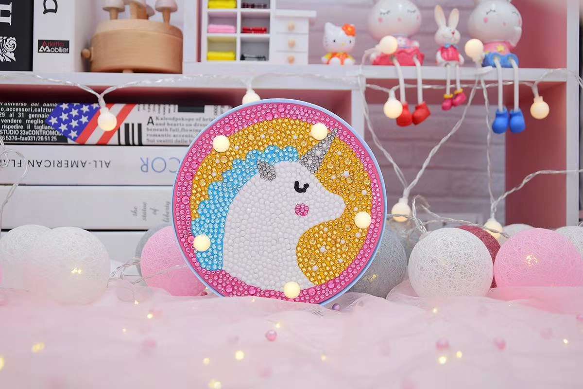 带灯15*15满钻DIY益智手工贴钻幼儿教学用具白底实物图