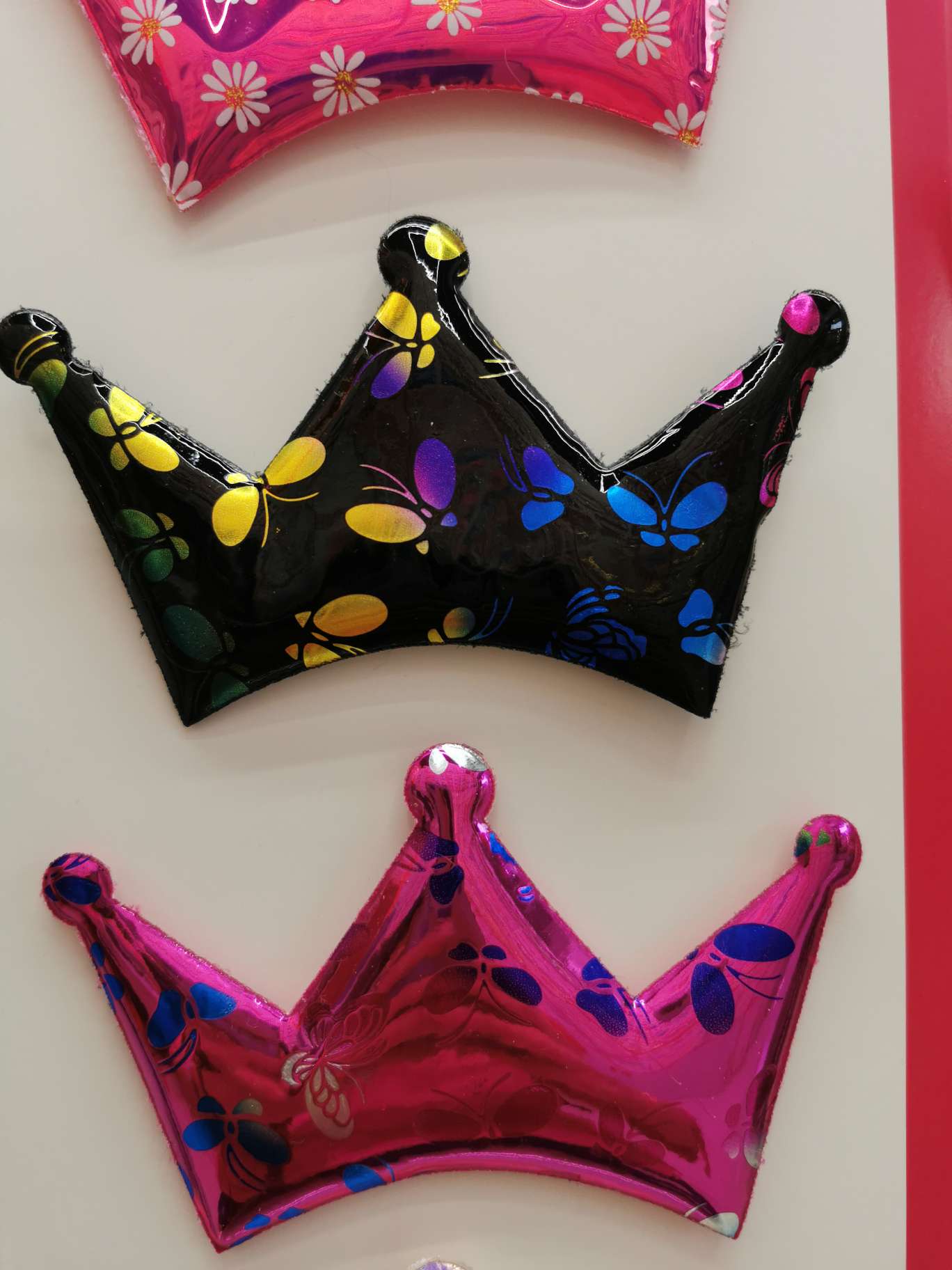 13.5 cm small Cuju transparent leather extra-large crown details Picture