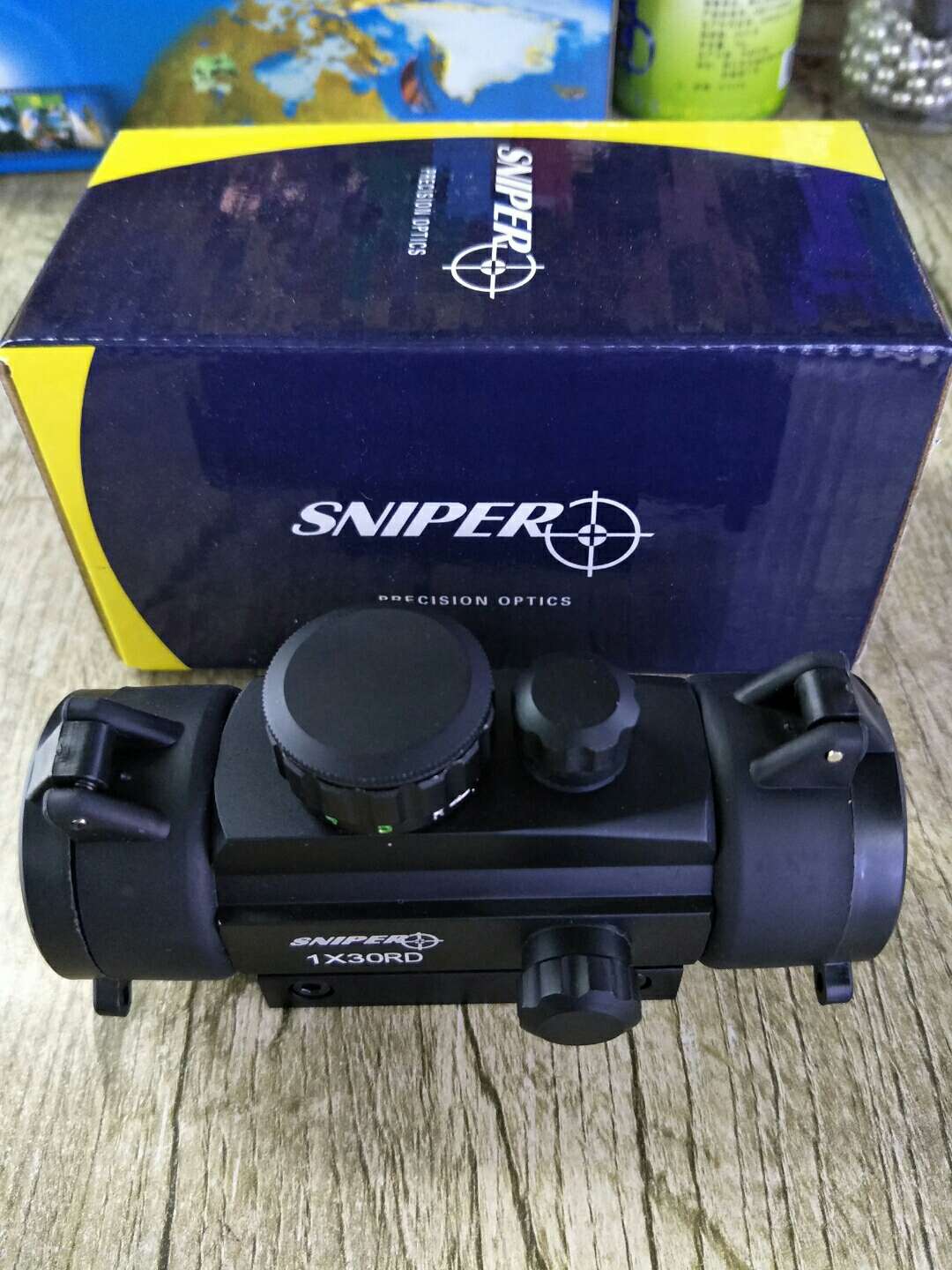 Sniper 1✘30 with built-in red and green dots, brand goods of top-quality