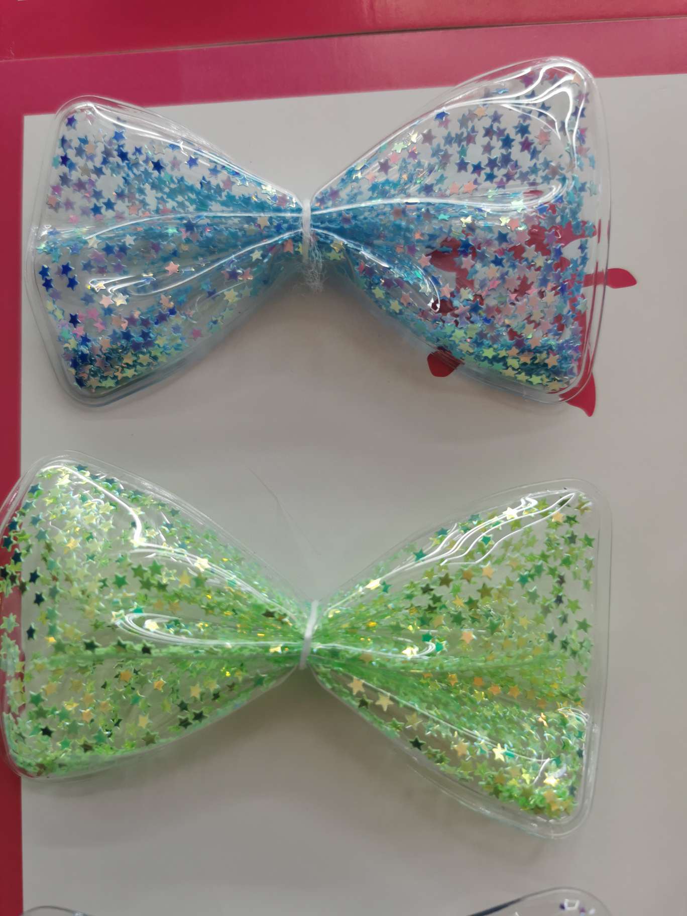 10 cm pvc transparent air bow tie Application Scenario