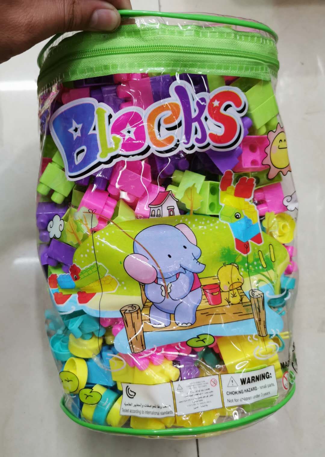 Building blocks of PVC bag thumbnail