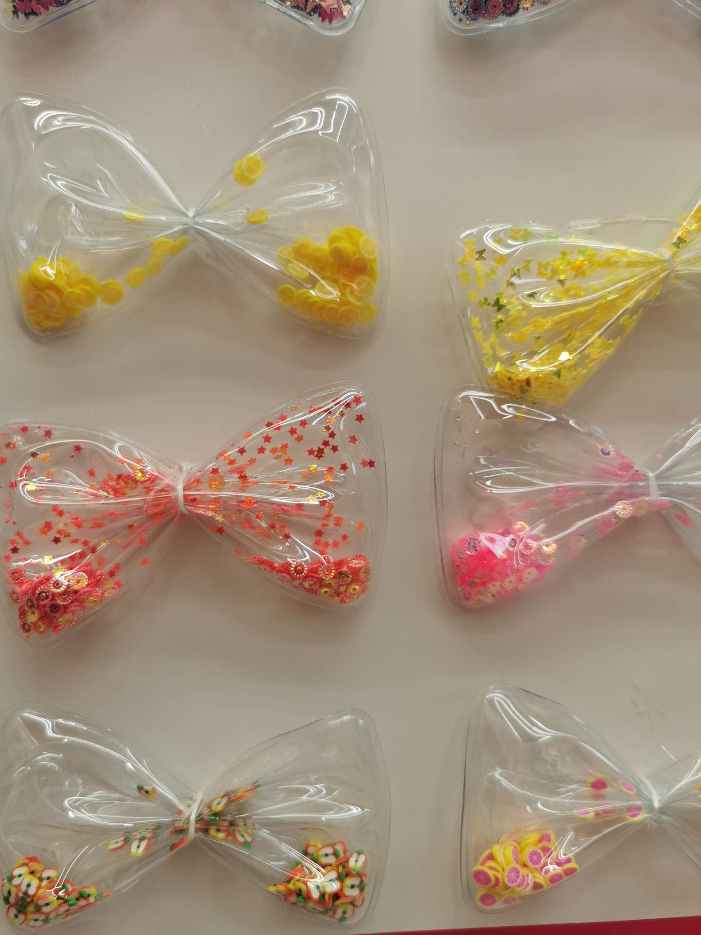 10 cm pvc transparent air bow tie details Picture