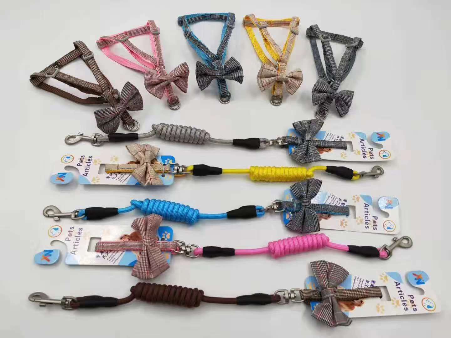 花式宠物宝宝胸背带，各式各样牵引绳，蝴蝶结特别的漂亮吸引人眼球！详情图6