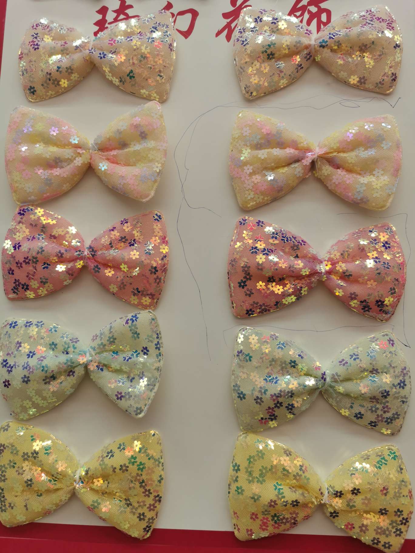 12.5 cm plum red slice bow tie Specification image