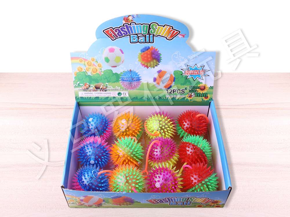 7.5 Transparent two-color massage ball details Picture