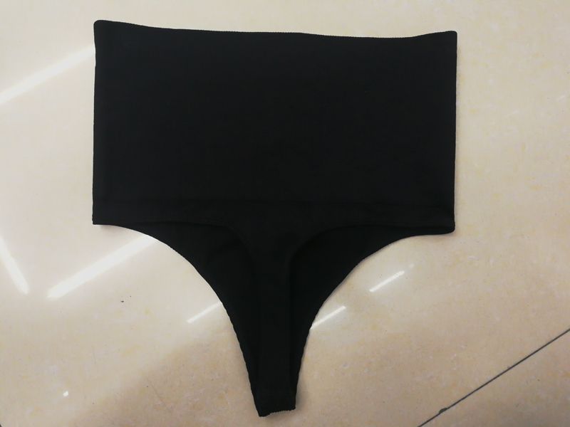 Explosive Seamless High-Waisted Thong Fast Sell Through Shrimp Skin Amazon And Other International Station Best-Selling Manufacturers Direct Sales Of Plastic Waist Abdomen Thong Seamless Thong Waist Lift Hip Thong Item Picture