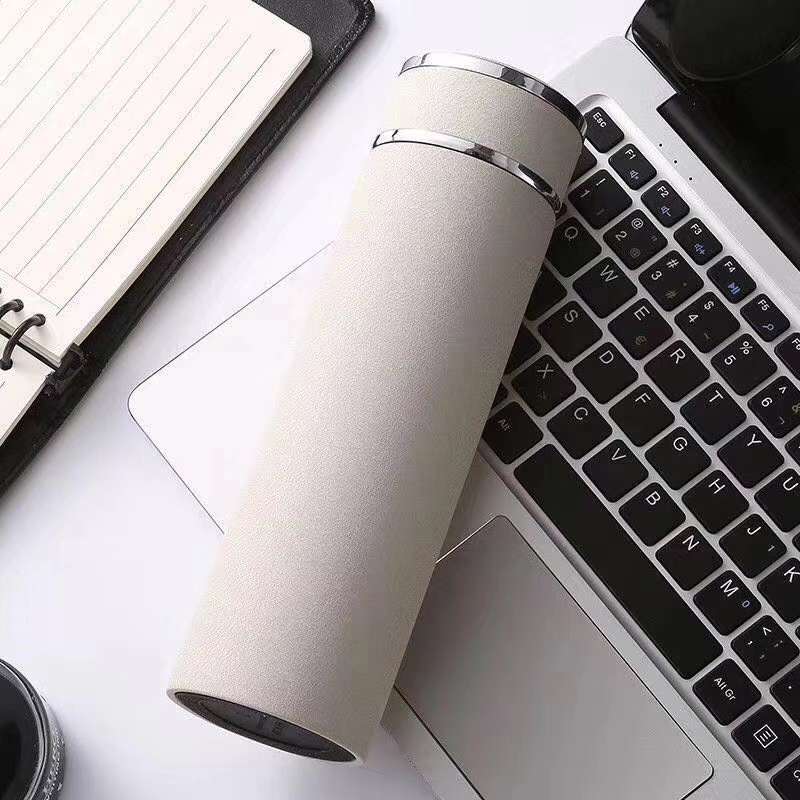 商务保温杯白底实物图