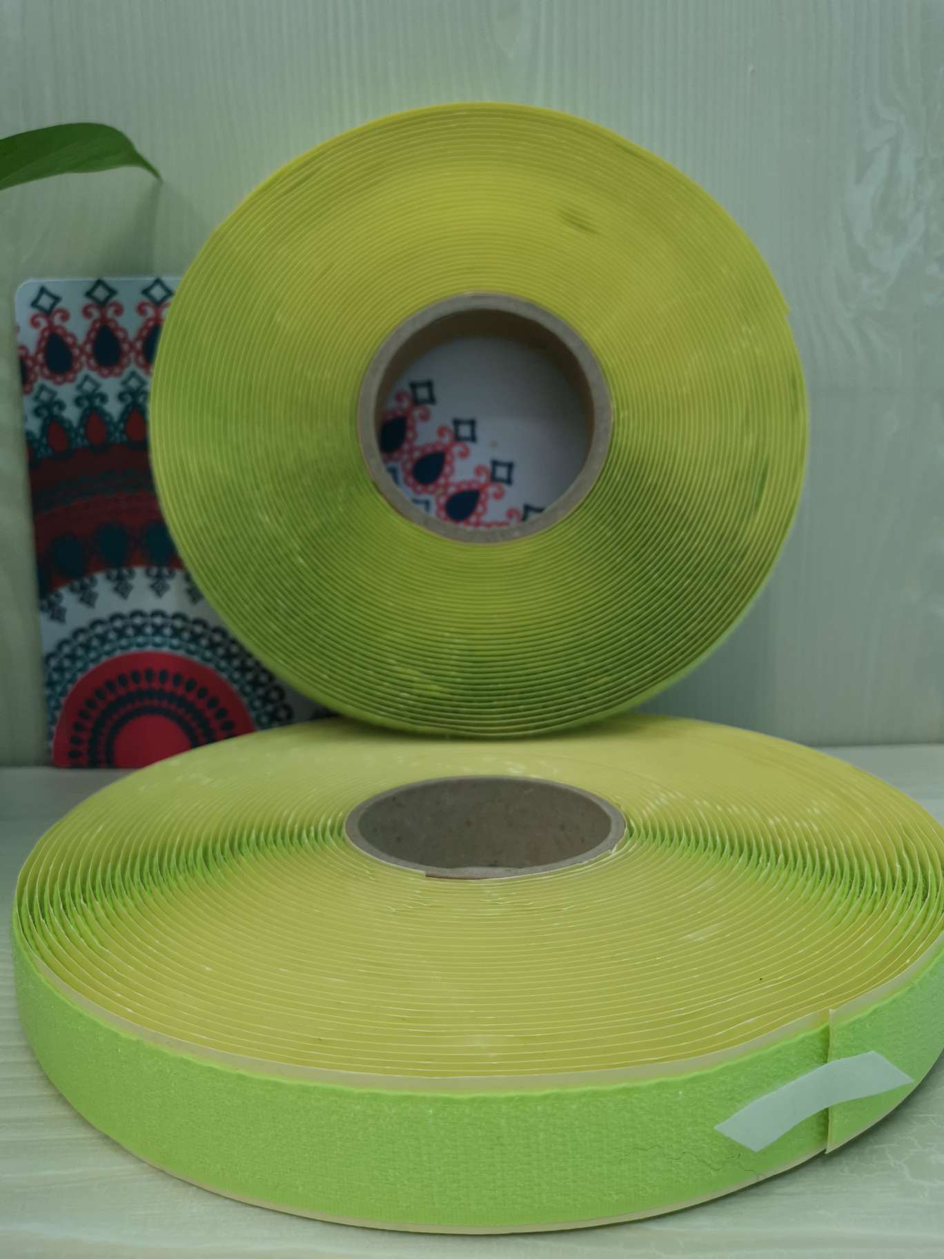 2.5cm color back-rolled yellow paper Korean Velcro undefined