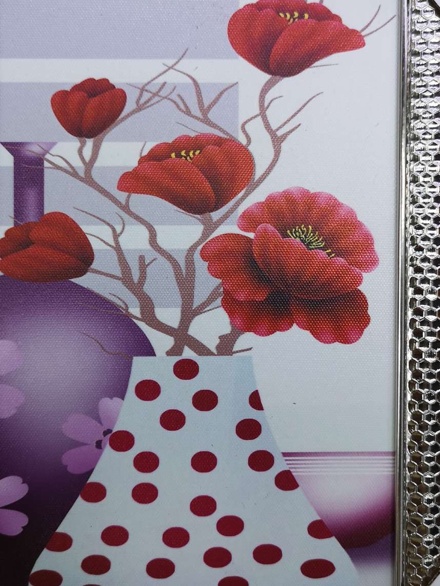 Framed oil painting decorative wall paintings and flower wall paintings