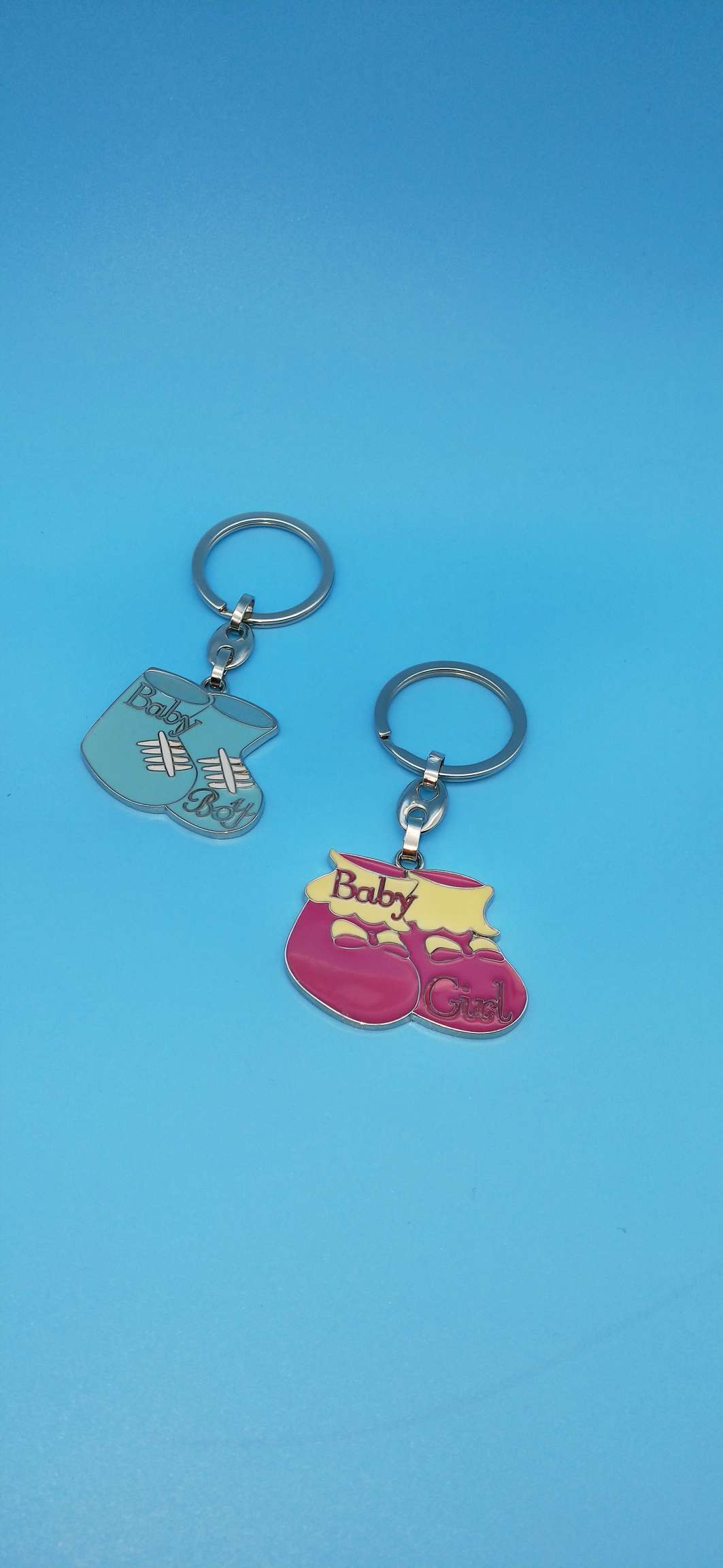 Cute shoe oiled keychain details Picture