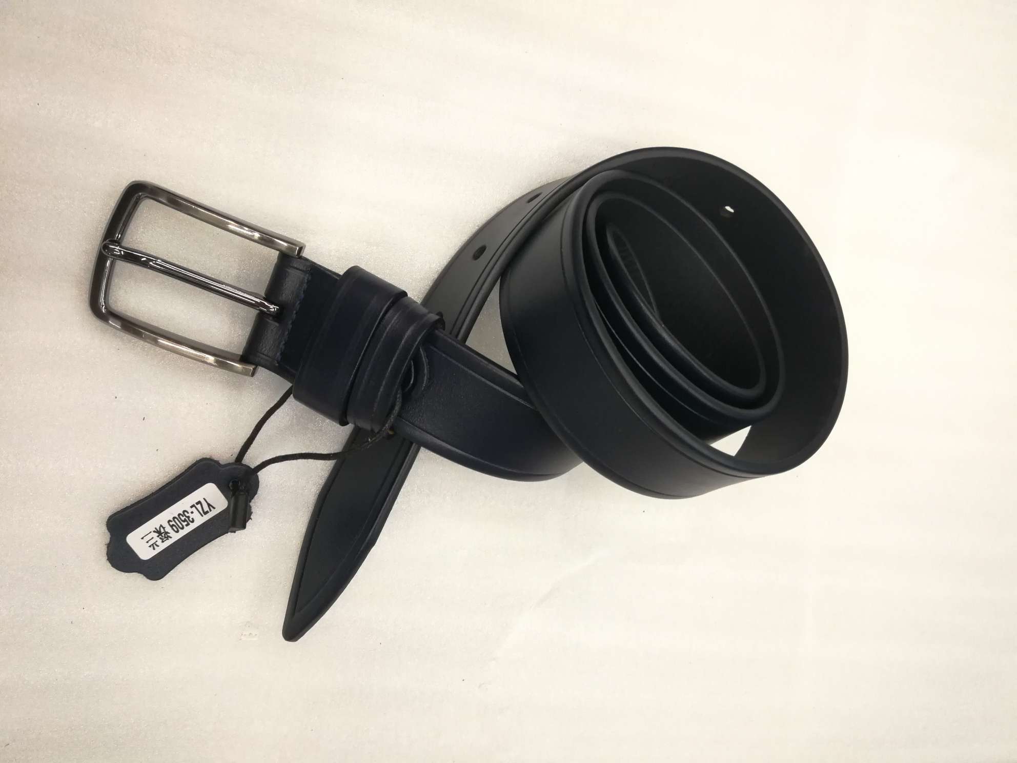 义乌好皮带AB00I9男士时尚商务潮流牛皮针扣休闲男士腰带厂家直销供应内销外贸可来样订做详情图4