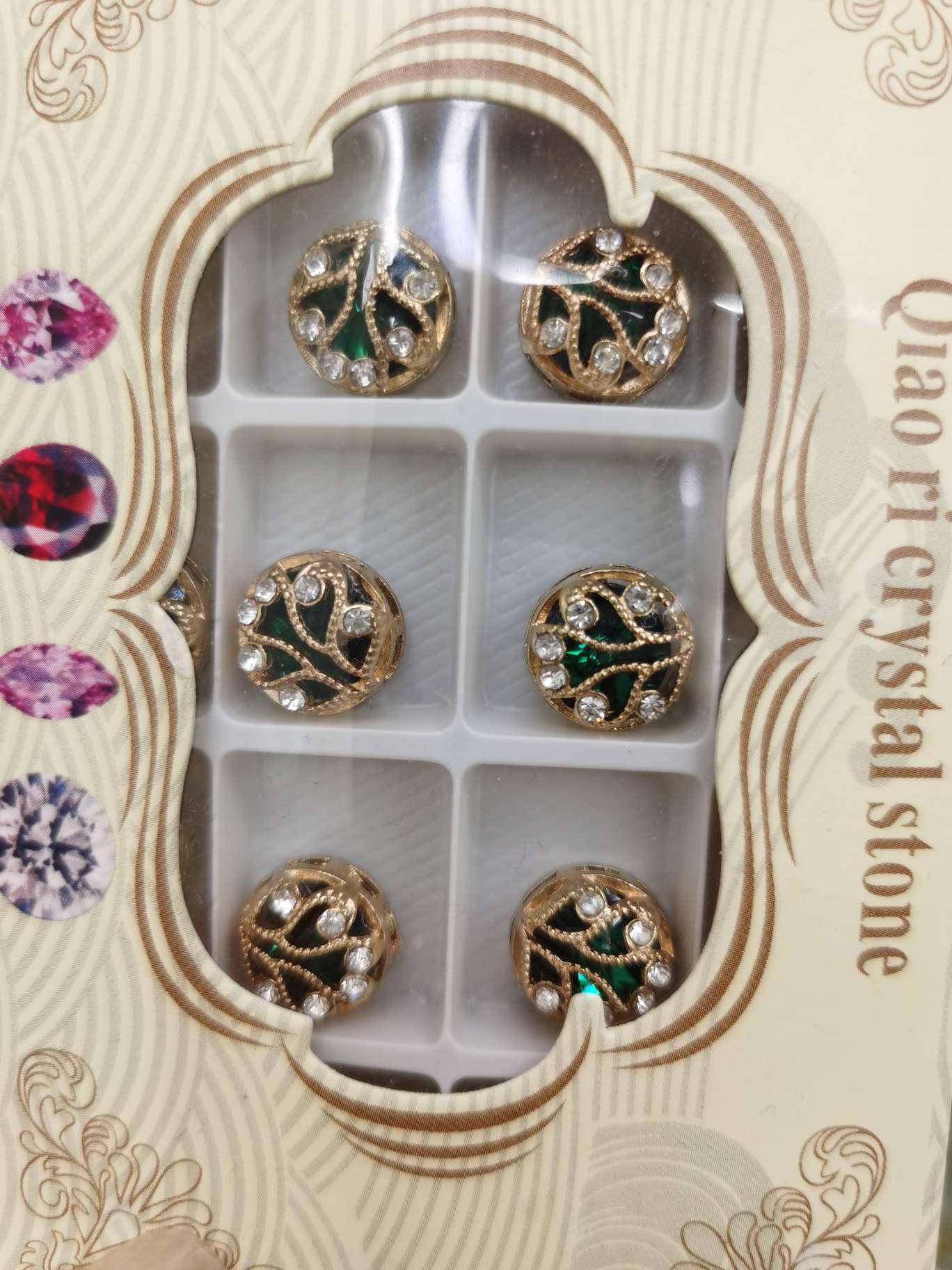 Joe accessories alloy clasp clothing clasp rhinodrill clasp clothing accessories circular clasp thumbnail