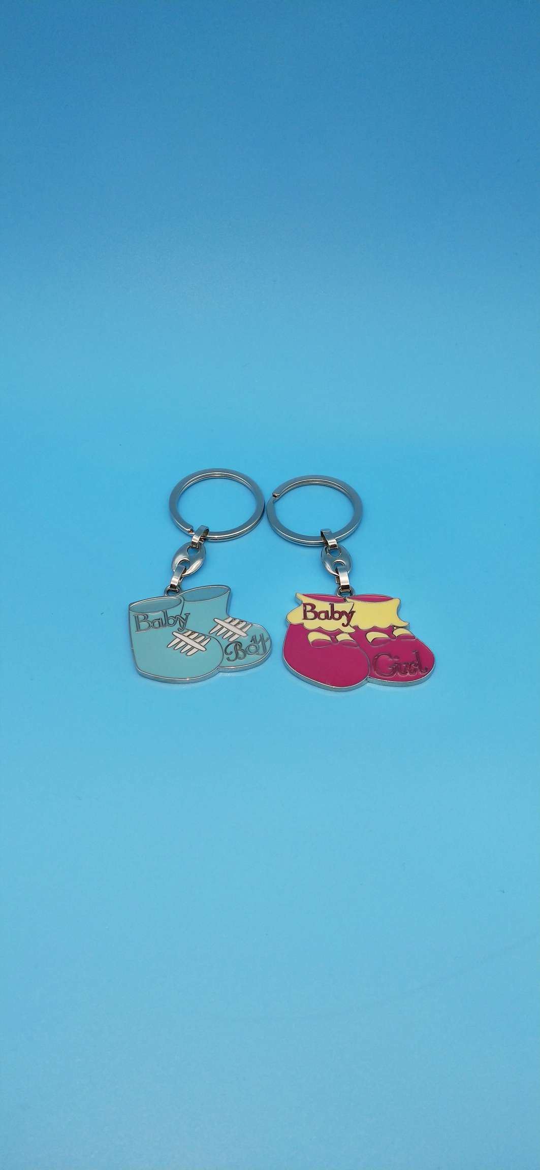Cute shoe oiled keychain