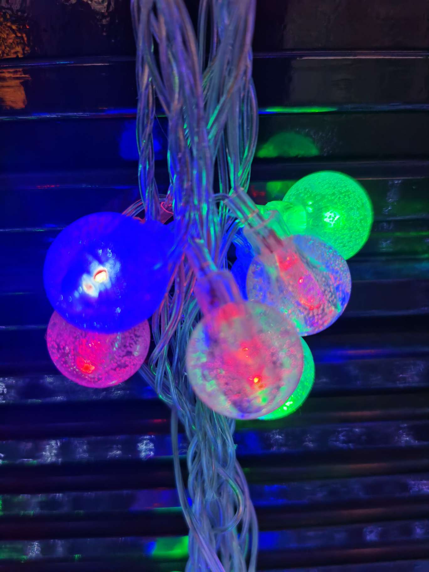 Christmas lights LED bubble balls thumbnail