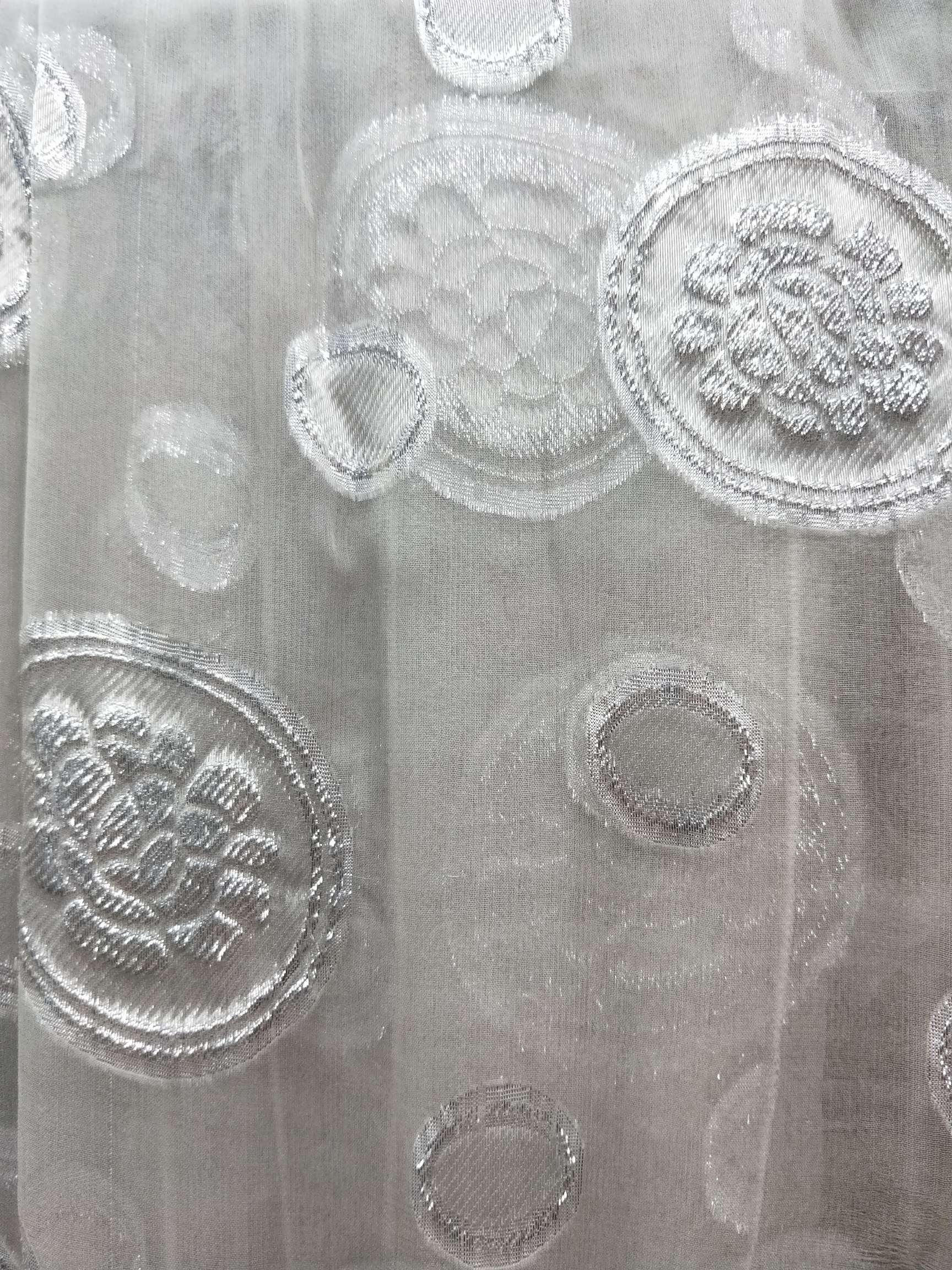 Silk Gold Cut Floral Lustrine 28