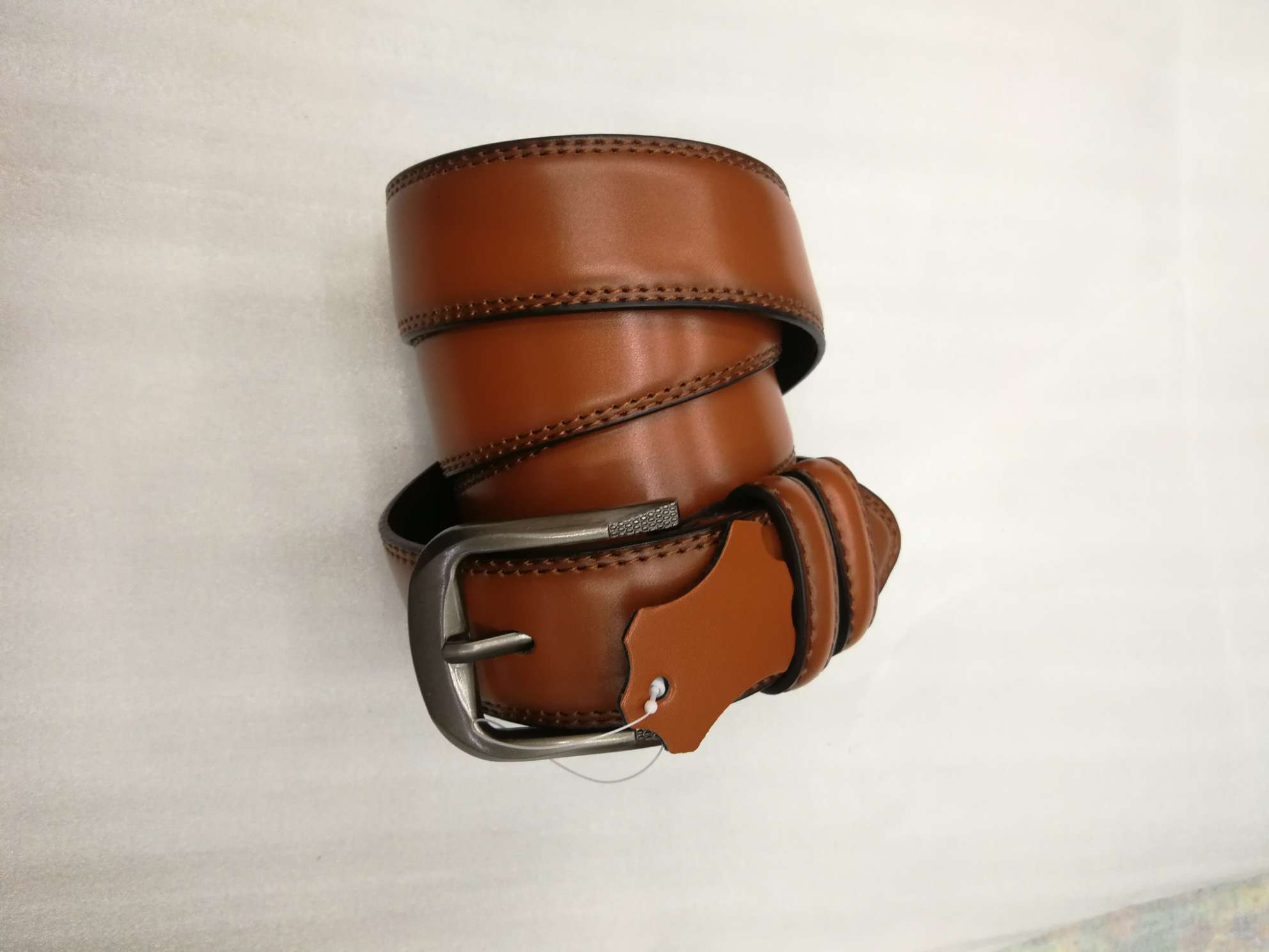 义乌好皮带ABO020男士商务潮流真皮针扣休闲男士腰带厂家直销供应内销外贸可来样订做详情图3