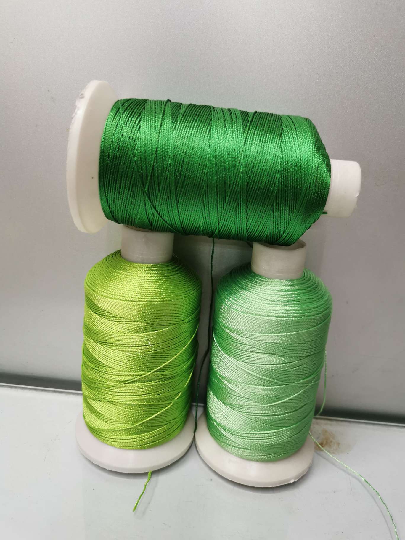 Green Polyester Knitting Process Jewelry Line Clothing Clothing Accessories Accessories Line Spot Custom