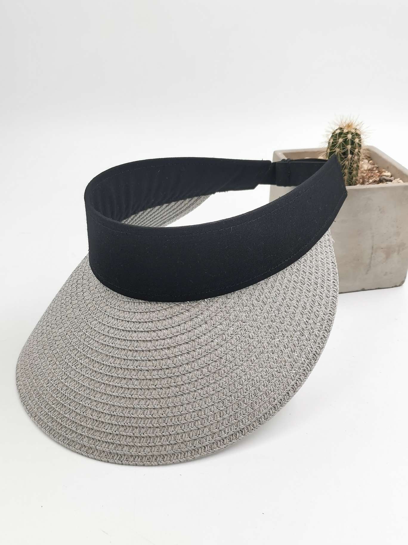 Black cloth top hat